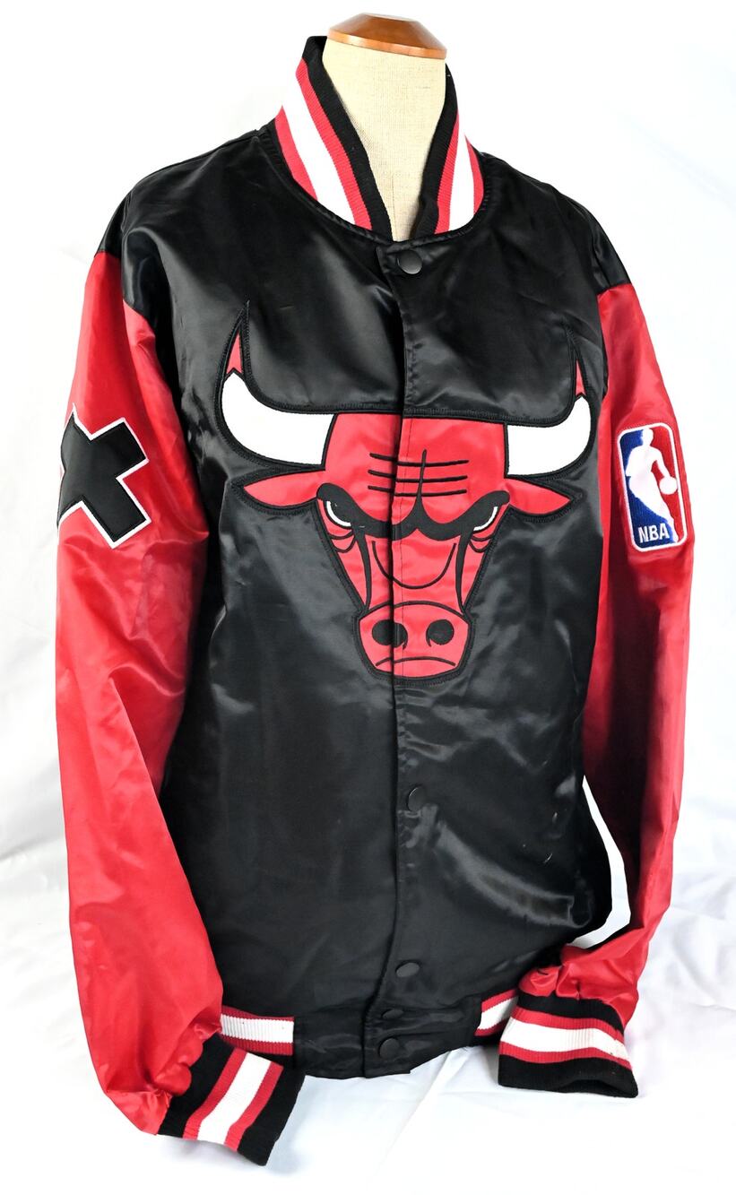 Starter Black Label Chicago Bulls Windbreaker Jacket Men's Large 58WLG6053